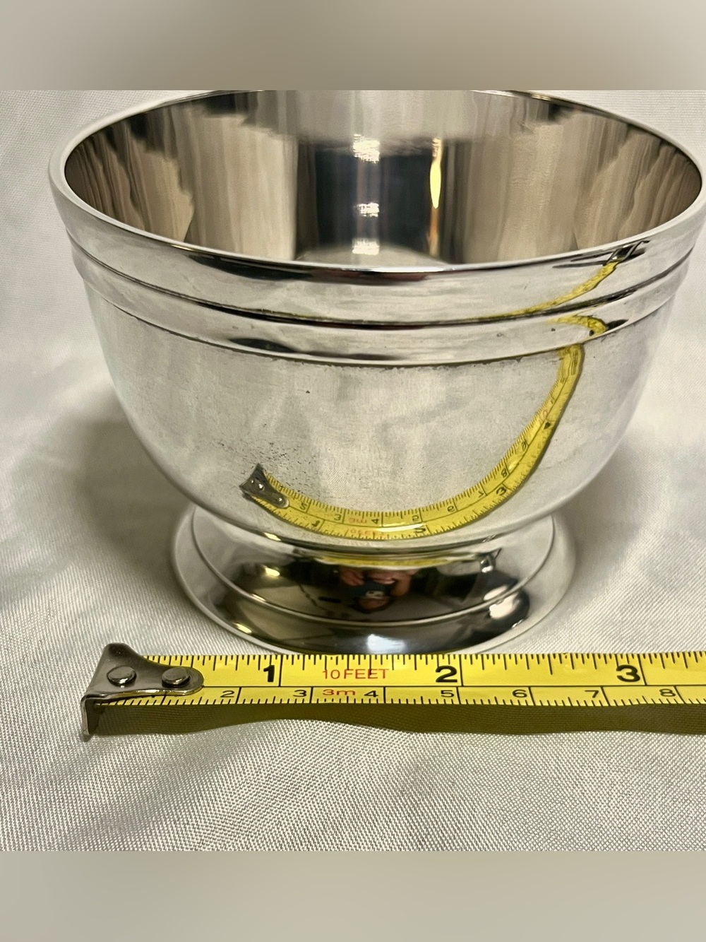 Leonard Silver Co. | Small Paul Revere Style 3.5” Bowl | Silver-Plate EPNS - Picture 6 of 9